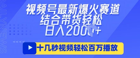 视频号最新爆火ai民国美女视频,轻松百万播放,结合带货日入数张-任性资源网